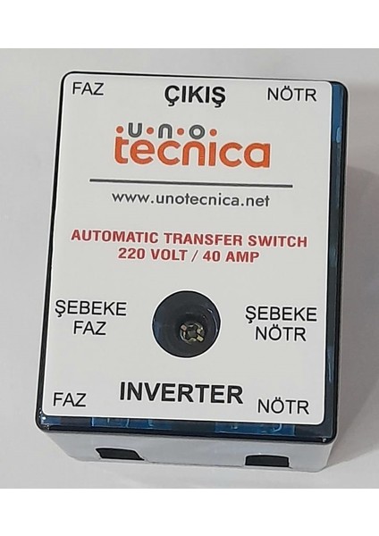 Uno Tecnica Transfer SWITCH-220V Şebeke Ayırıcı