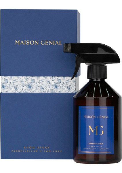 Maison Genial Luxury Sophistic Gold Mavi Sprey Oda Kokusu 500  ml