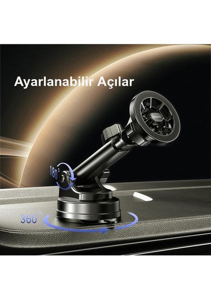 Araç Içi 360 Uzunluk Ayarlı Telefon Araç Tutucu 2li Set
