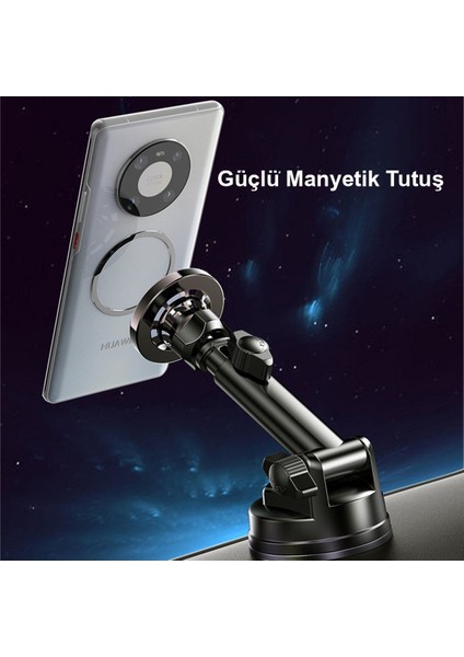 Araç Içi 360 Uzunluk Ayarlı Telefon Araç Tutucu 2li Set