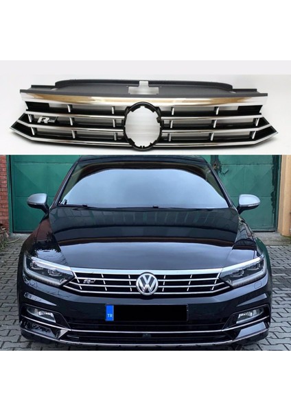 Vw Passat B8 Rline Ön Panjur Izgara Seti 2015+