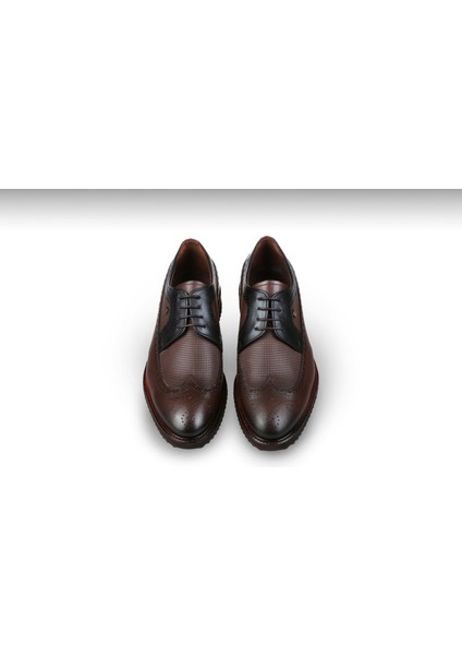 Erkek Deri Kendinden Özel Desenli Ithal Taban Casual Ayakkabı modelleri