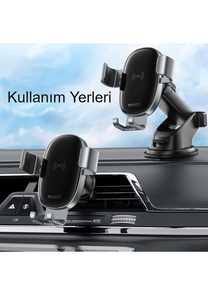 Araç Içi Silver Renkli Telefon Tutucu