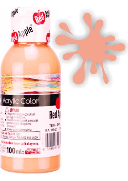 Akrilik Boya Ten Rengi(Tan COLOR)100 Ml.