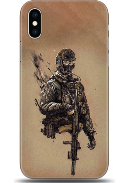 Apple iPhone Xs Kılıf Hd Baskılı Kılıf - Followed Institution 0374