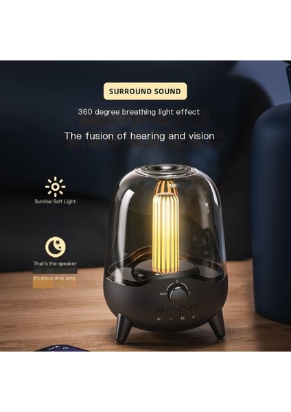 Radyo Kartı Bluetooth Hoparlör ile Akıllı Gece Lambası (Yurt Dışından)