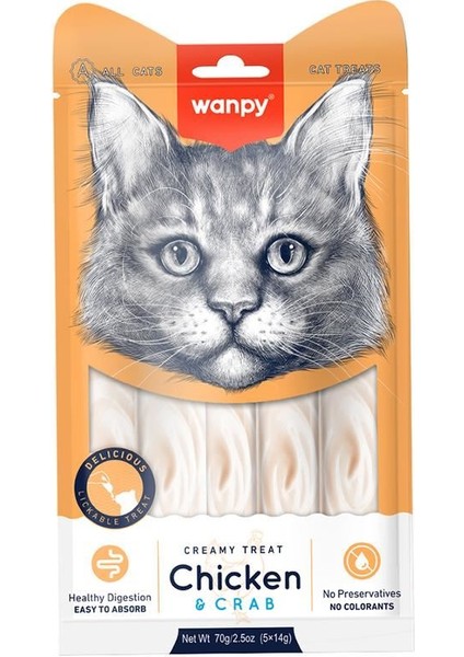 Tavuk & Yengeç Kedi Ödülü 5X14 gr