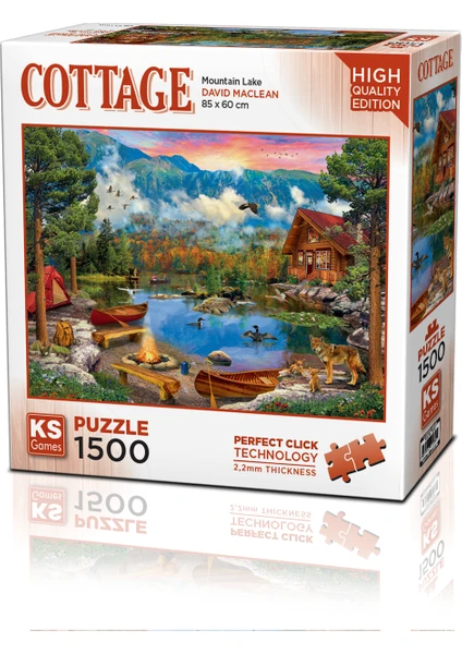 KS Games Mountain Lake 1500 Parça Puzzle