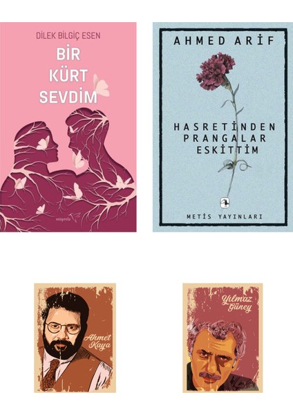 Bir Kürt Sevdim - Hasretinden Prangalar Eskittim 2 Kitap – Not Defterli Set