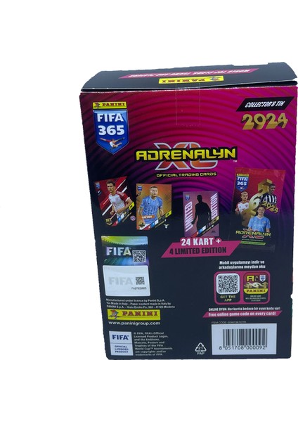 Fifa 365 2024 Tcg Tin Box ( Teneke / Metal Kutu )