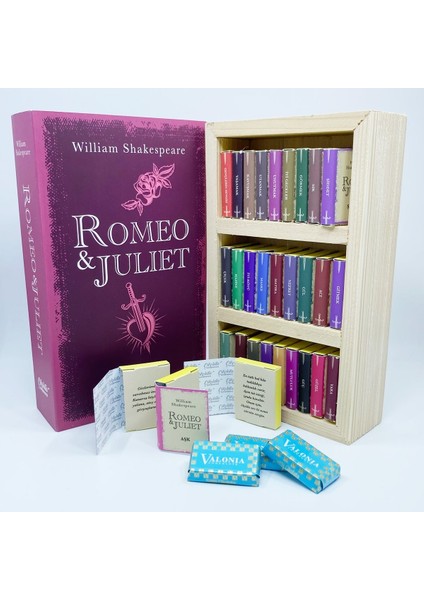 Çikolata Kütüphanesi Romeo ve Juliet Temalı Çikolata Kütüphanesi