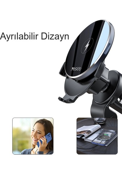 Apple Iphone 15 Pro Max 15 Pro 15 Uyumlu Araç Içi Telefon Tutucu