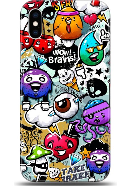 Apple iPhone Xs Kılıf Hd Baskılı Kılıf - Followed Institution 0594