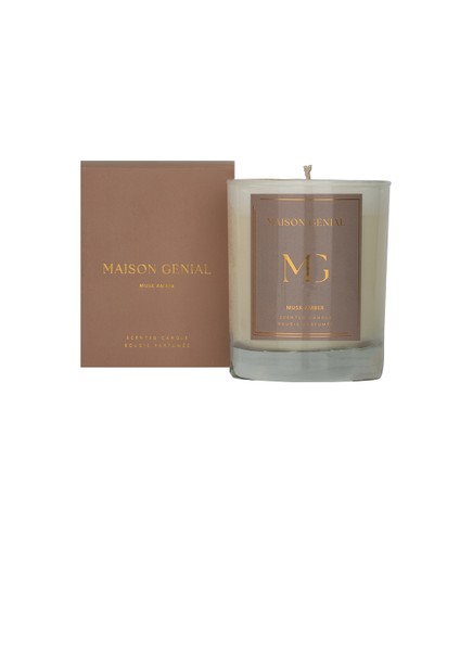 Maison Genial Classic Musk Amber Kahverengi Mum Orta Boy 210G