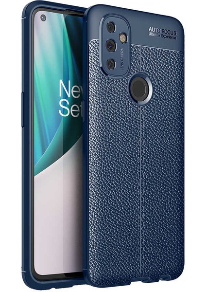 Oneplus Nord N100 Kılıf Deri Desenli En Kaliteli Silikon Kılıf