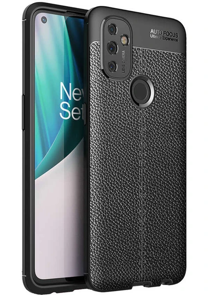 Oneplus Nord N100 Kılıf Deri Desenli En Kaliteli Silikon Kılıf