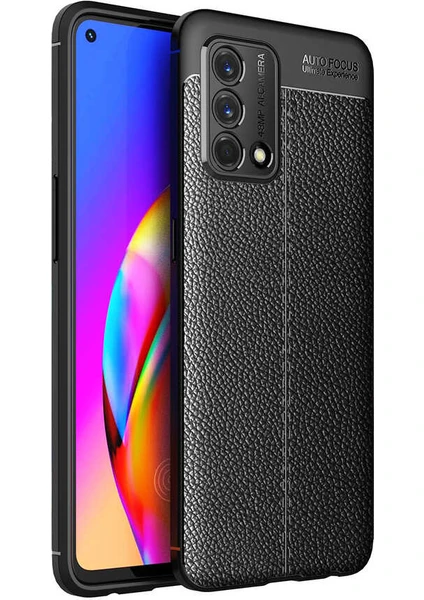 Oppo A74 4g Kılıf Deri Desenli En Kaliteli Silikon Kılıf