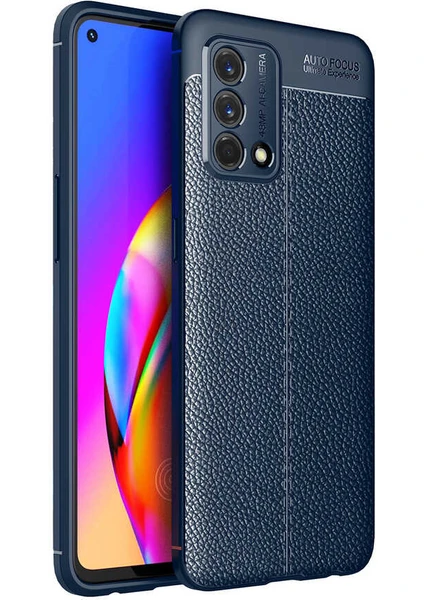 Oppo A74 4g Kılıf Deri Desenli En Kaliteli Silikon Kılıf