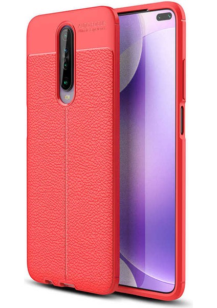 Xiaomi Poco X2 Kılıf Deri Desenli En Kaliteli Silikon Kılıf