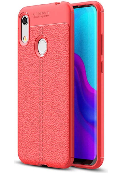 Huawei Y6S 2019 Kılıf Deri Desenli En Kaliteli Silikon Kılıf