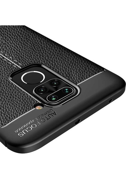 Xiaomi Redmi Note 9 Kılıf Deri Desenli En Kaliteli Silikon Kılıf