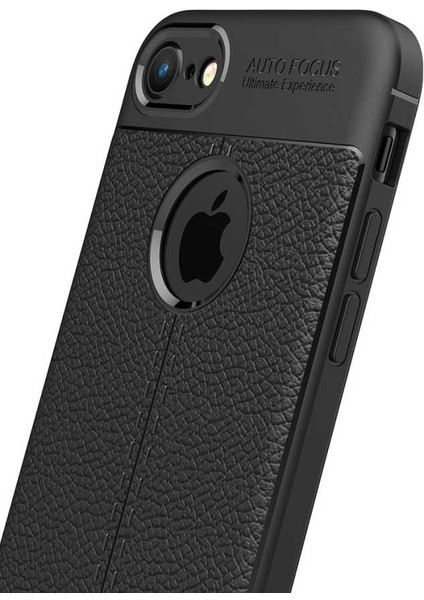 Apple iPhone 7 Kılıf Deri Desenli En Kaliteli Silikon Kılıf