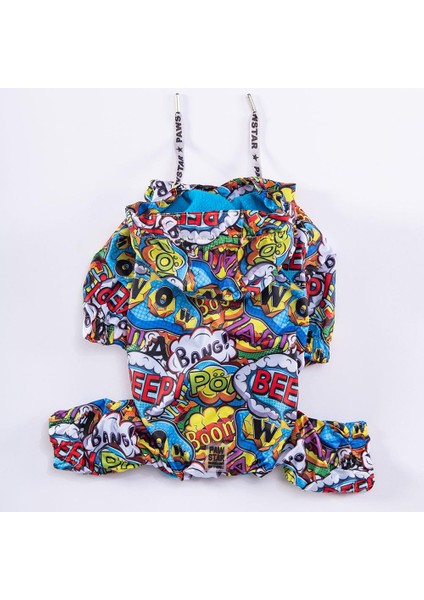 Popart Polarlı Su Geçirmez Orta-Büyük Irk Köpek Yağmurluk Tulum fiyatları