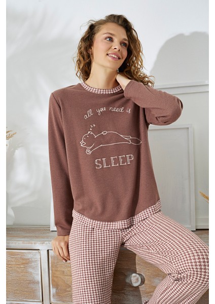 15193 Bayan Nakışlı Pijama Takım fiyatları