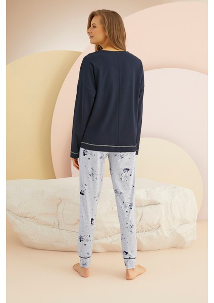 13907 Bayan Nakışlı Pijama Takım fiyatları