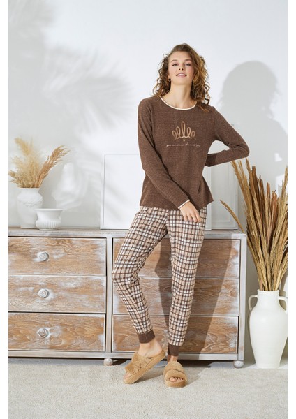 15045 Bayan Baskılı Pijama Takım fiyatları