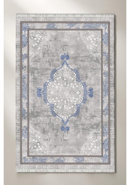 Roslyn Home Klasik Vintage Dekoratif Kilim Modern Antre Halısı Koridor Halısı Kadife Kumaş Dokuma Taban Yolluk