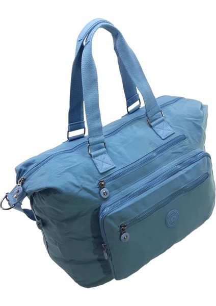 Büyük Boy Kadın Omuz Çantası Klinkır Hafif Kumaş Yağmur Geçirmez Çok Cepli modelleri