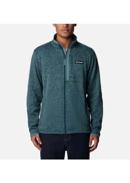 Sweater Weather™ Erkek Tam Fermuarlı Polar Üst Yeşil AO9710-414