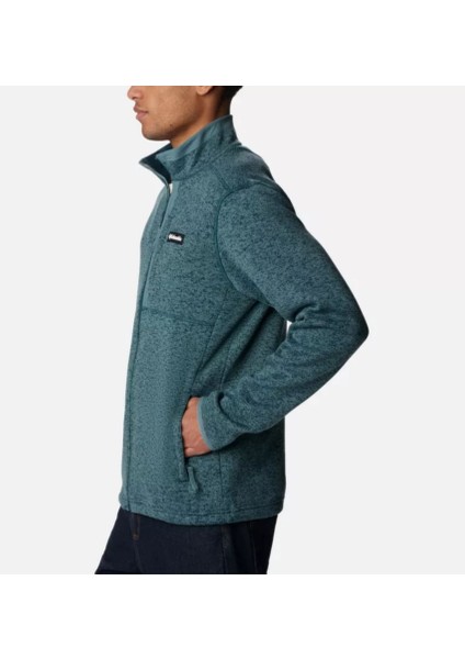 Sweater Weather™ Erkek Tam Fermuarlı Polar Üst Yeşil AO9710-414 modelleri