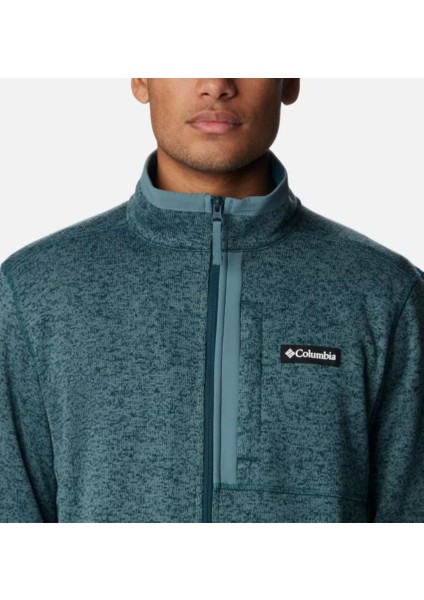 Sweater Weather™ Erkek Tam Fermuarlı Polar Üst Yeşil AO9710-414 fırsatları