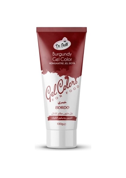 Jel Boya Tüp Bordo 100 gr