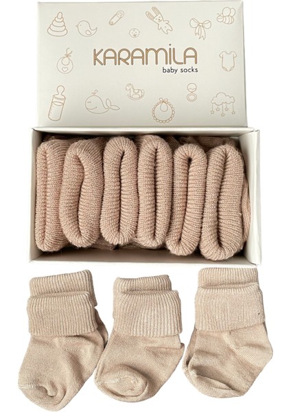 3'lü Set Bebek Bambu Çorap -Baby Bamboo Socks - Yenidoğan Çorap