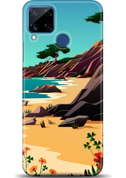 Realme C15 Kılıf Hd Baskılı Kılıf - Followed Institution 0582