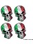 Italya Kuru Kafa Sticker Çıkartma 1