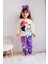 Minnie Mouse Çizgi Karakterli Bej Kız Çocuk Eşofman Pijama Alt Üst Takımı 1