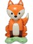 Tilki Şekilli Orman Hayvanları 3D Süpershape Folyo Balon 1 Adet 50X42 cm 1