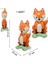 Tilki Şekilli Orman Hayvanları 3D Süpershape Folyo Balon 1 Adet 50X42 cm 2