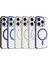 Apple iPhone 14 Pro Max Kılıf Zore Wireless Şarj Özellikli Pixel Magsafe Kapak 2