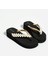 Platform Gold Boncuk Parmak Arası Acıtmaz Plaj Terlik Flip Flops 2