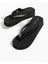 -Platform Siyah Boncuk Parmak Arası Acıtmaz Plaj Terlik Flip Flops 2