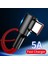 Z7 Çoklu Şarj Adaptörü 4 Port + J18 Type-C 5A/90 Derece Şarj Kablosu -2mt 4