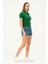 Kadın Regular Fit Polo Yaka Tshirt 2