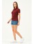 Kadın Regular Fit Polo Yaka T-Shirt 3