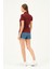 Kadın Regular Fit Polo Yaka T-Shirt 4