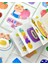 Sevimli Ayı 50 Yaprak Turuncu Defter Sticker / Çıkartma / Bullet Journal / Defter Süsleme/ Scrapbook 3